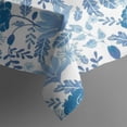 thumbnail image 5 of Pioneer Flower Floral Print Pattern Square Tablecloth,Waterproof Square Table Cover,Wipeable Spillproof Washable Table Cover for Home Kitchen Party Decor 42"X42"(107x107cm), 5 of 6