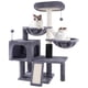 thumbnail image 5 of Árbol para Gatos ROYPET con Condominio para Gatos, Dos Hamacas y Rascadores, 5 of 7