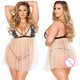 thumbnail image 3 of Body de encaje de talla grande para mujer, lencería Sexy, ropa de dormir, malla de encaje Floral, transparente, Catsuit, disfraz sexual erótico, 5XL, 3 of 5