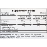 Alteril Sleep Aid Softgels, 60 ct. 3 SLEEP AIDS in ONE, 5mg Melatonin, L-Tryptophan & Valerian