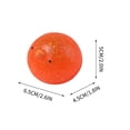 thumbnail image 2 of Squishing Dough Ball Stuffed Sensory Toy - Soft Decompression Stress Ball with Cute Features, Squeeze Dough for Anxiety Relief - Portable Fidget Toy for Adults, Teens, Kids - Funny Gift,F, 2 of 6
