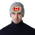 thumbnail image 1 of Gorro DSQiconsDSS tejido de algodón gris cálido, 104 g, para hombre, 1 of 1