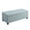 Baby Blue, variant on Storage Ottoman Bench, Upholstered Ottoman, Bench with Safety Hinges and Extra Seating, Solid Wood Construction for Living Room, Dining Room, Entryway, Hallway, 50.25 Inch Wide, Brown
