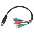 thumbnail image 2 of Sound Adapter Cable, Explosion Proof Free Bending 0.9ft S Video 7 Pin Male To 3RCA Female Cable  For TV, 2 of 8
