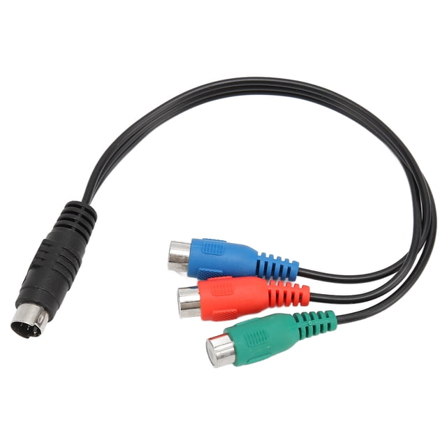 Cable adaptador de sonido, S Video 7 pines S Video Pin Maleto RCA Cable hembra S Video Pinto Cable AV Características líderes en su clase
