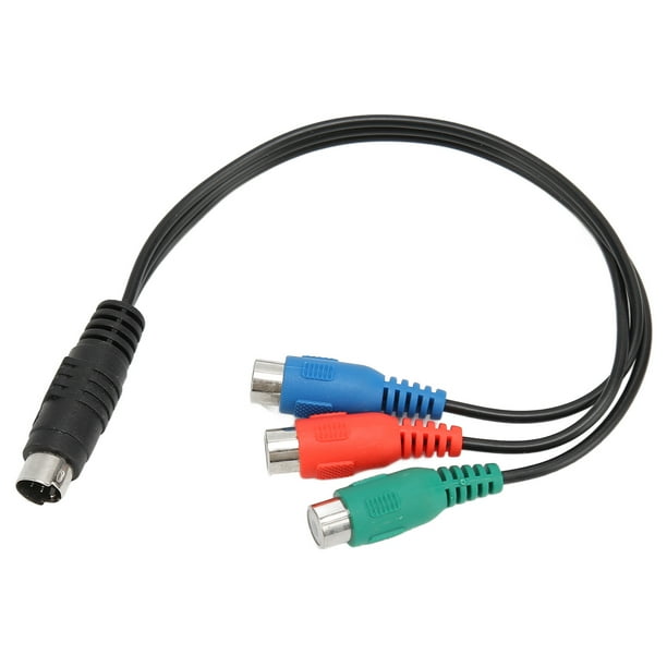 Cable adaptador de sonido, S Video 7 pines S Video Pin Maleto RCA Cable hembra S Video Pinto Cable AV Características líderes en su clase