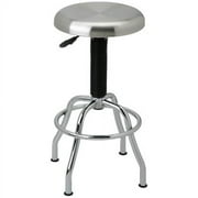 Seville Classics Stainless Steel Pneumatic Work Stool for Garage