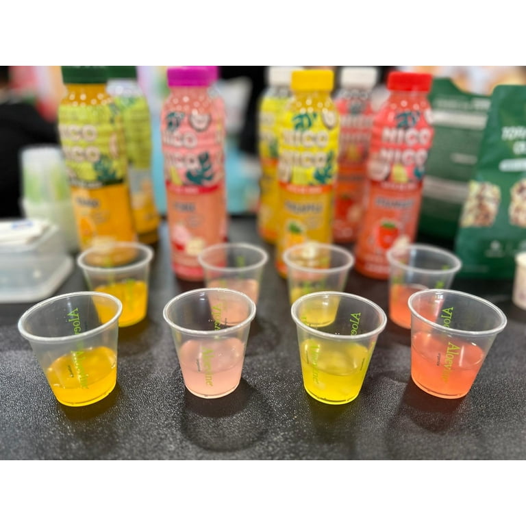 Niconico juice drink with nata de coco 30% Lychee fruit juice 16.9
