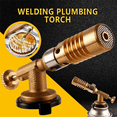 thumbnail image 4 of 4X Gas Burner Welding Torch Portable Gas Torch Blowtorch Copper High Temperature Brass Mapp Gas Torch Brazing Solder, 4 of 7