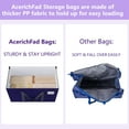thumbnail image 5 of AcerichFad Moving Bags Heavy Duty, 6 Pack 107 L Extra Large Packing Storage Bags with Reinforced Handle Zipper for Moving Travel Camping College Supplies, Blue, 5 of 7