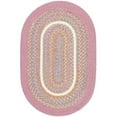 thumbnail image 1 of Rhody Rug KI08R072X072 6 ft. Kids Isle Pink Banded Round Rug, 1 of 1
