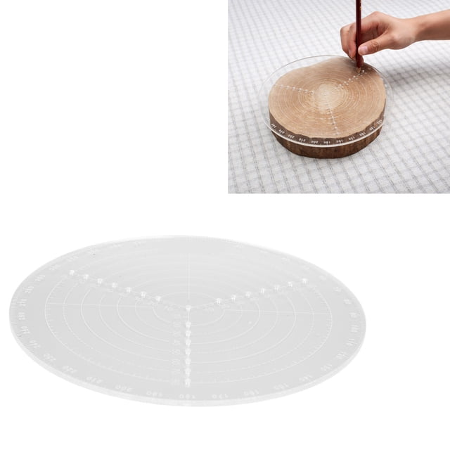 Centre de Menuiserie en Acrylique Transparent Outil de Dessin Instruments de Musique