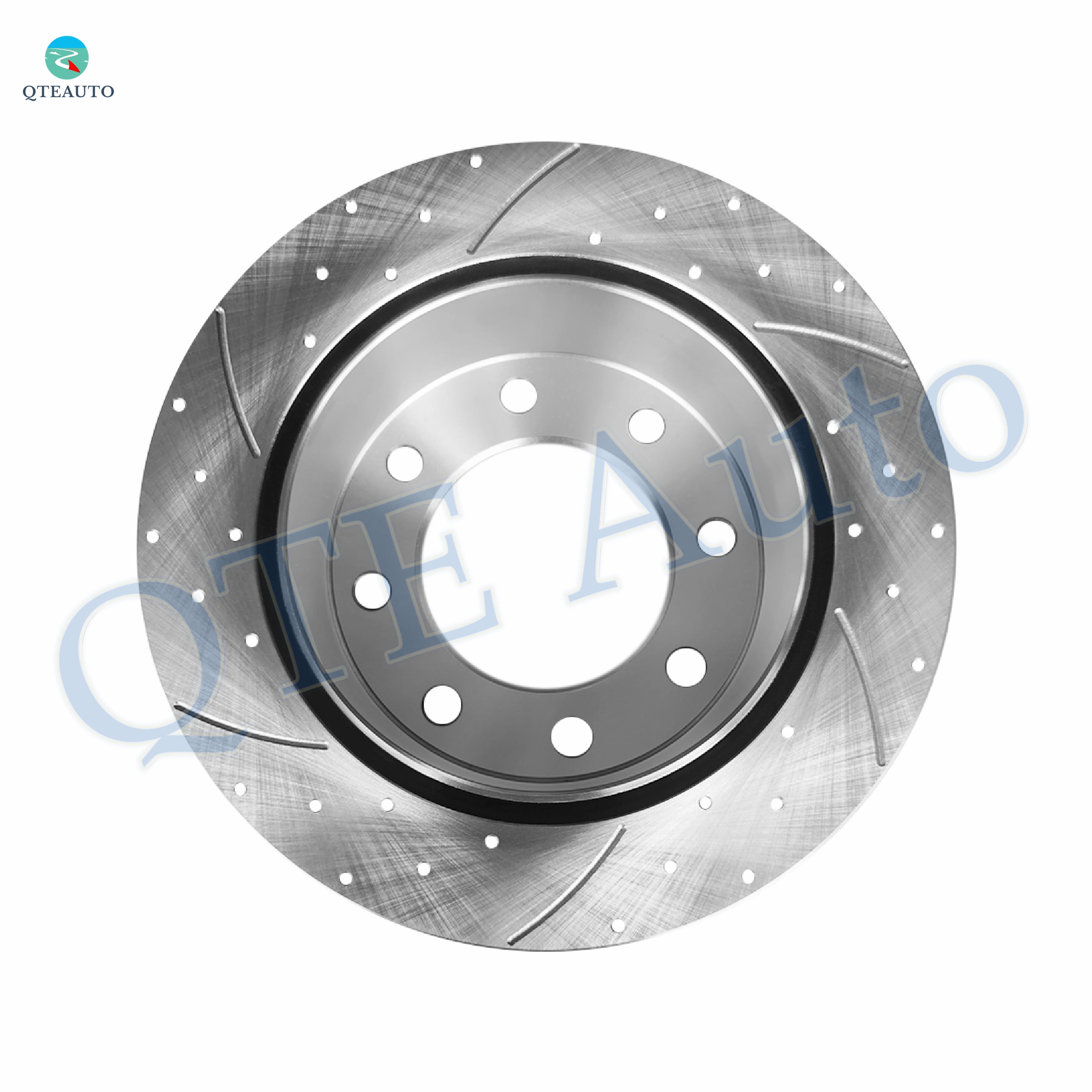 Rear 330mm Drilled Slotted Brake Disc Rotors For 2006-2020 GMC Savana 3500