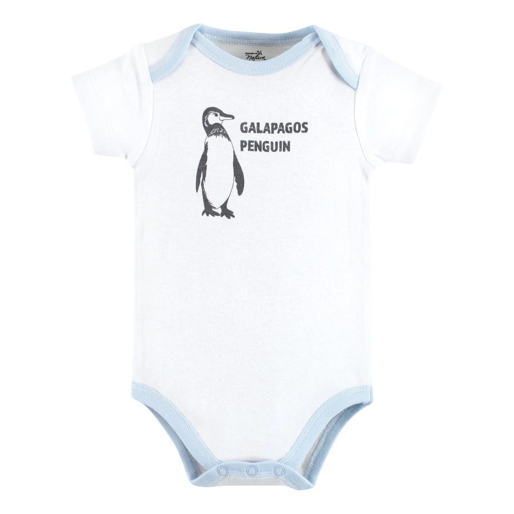 Touched by Nature Organic Cotton Bodysuits, Endangered Sea Animals, 0-3 Months