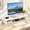 All White, variant on Monitor Stand Riser Wood &puter With Led Light Desk Accessories Desktop Organizer For Laptop Printer Pc Tv Screen
