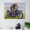 thumbnail image 3 of David Mann Motorcycle Art Gnghost Rider Prints Poster (52) Painting On Canvas Wall Art Poster Scroll Picture Print Living Room Walls Decor Home Posters 20x26inch(50x65cm), 3 of 6