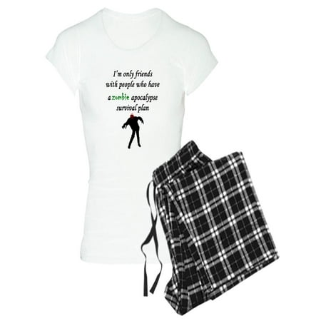 

CafePress - Zombie Plan Pajamas - Women s Light Pajamas
