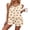Beige Butterfly, variant on Womens Pajamas Set Soft Comfy Sleeveless Sleepwear Tank and Shorts Pj Set Summer 2 Piece Loungewear