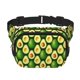 thumbnail image 1 of Fotbe Avocado Cangurera Cuadrada con Estampado de Doble Capa, Bolsa de Cintura Ajustable Mini para Hombres y Mujeres, 1 of 9