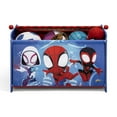 thumbnail image 5 of Marvel Spidey and His Amazing Friends Toy Box with Retractable Fabric Top by Delta Children, Blue, 5 of 7