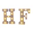 thumbnail image 2 of Toystoory Lámpara LED con letras del alfabeto inglés, luz nocturna única para cumpleaños, bodas, fiestas de Navidad, decoración del hogar Iluminación y accesorios No.2 Toystoory HA025570-02, 2 of 5