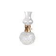 Indoor Oil Lamp Classic Oil Lamp with Clear Glass Lampshade Home Church