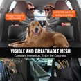 thumbnail image 4 of KFFKFF Dog Car Seat Extender, Pet Hammock for Rear Seat, Firm Base Pet Bed 53"x24.8", 350lb Capacity with Ventilation Mesh and Storage, Suitable for Cars, SUVs, Trucks, 4 of 9