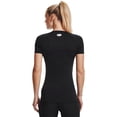 thumbnail image 2 of Camiseta Under Armour HeatGear Compression S para mujer, color negro, 2 of 3