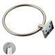 thumbnail image 4 of Soporte De Anillo De Toalla De Acero Inoxidable Plateado Soporte De Toalla Perforado Multifuncional Soporte De Pared De Toalla Para Dormitorio Cocina Baño Minnieouse HA015235-00, 4 of 7