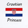 thumbnail image 2 of CafePress - Croatian Princess Body Suit - Baby Light Bodysuit, Size Newborn - 24 Months, 2 of 4