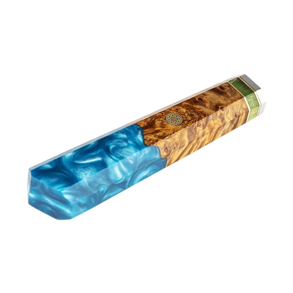 Fzaqwen Kitchen Knife Handle Craft Supplies Resin Accessories Professional DIY Repairing Style B