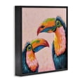 thumbnail image 2 of Stupell Industries Eclectic Tropical Toucan Paradise Black Framed Giclee Art, 12 x 12, by Lucia Stewart, 2 of 8