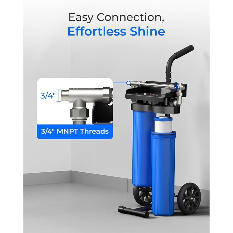 Waterdrop Spotless Car Wash System 20 in with Bypass Valve