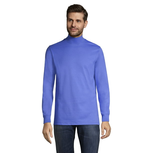 Lands' End Men's SuperT Mock Turtleneck