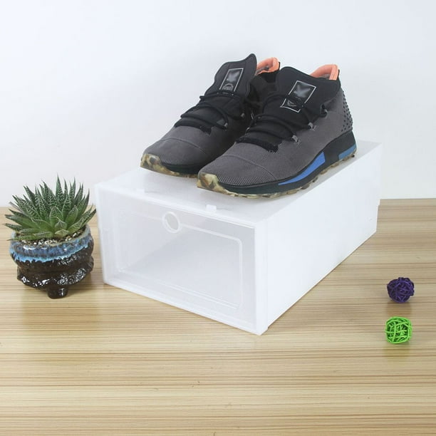 1 Boîte À Chaussures Transparente En Plastique Avec Porte, Boîte De  Rangement Pour Chaussures, Tiroir D