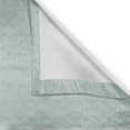 thumbnail image 6 of Ambesonne Victorian Valance & Curtain, Baroque Foliage Motifs, 55"x24", Almond Green and White, 6 of 7
