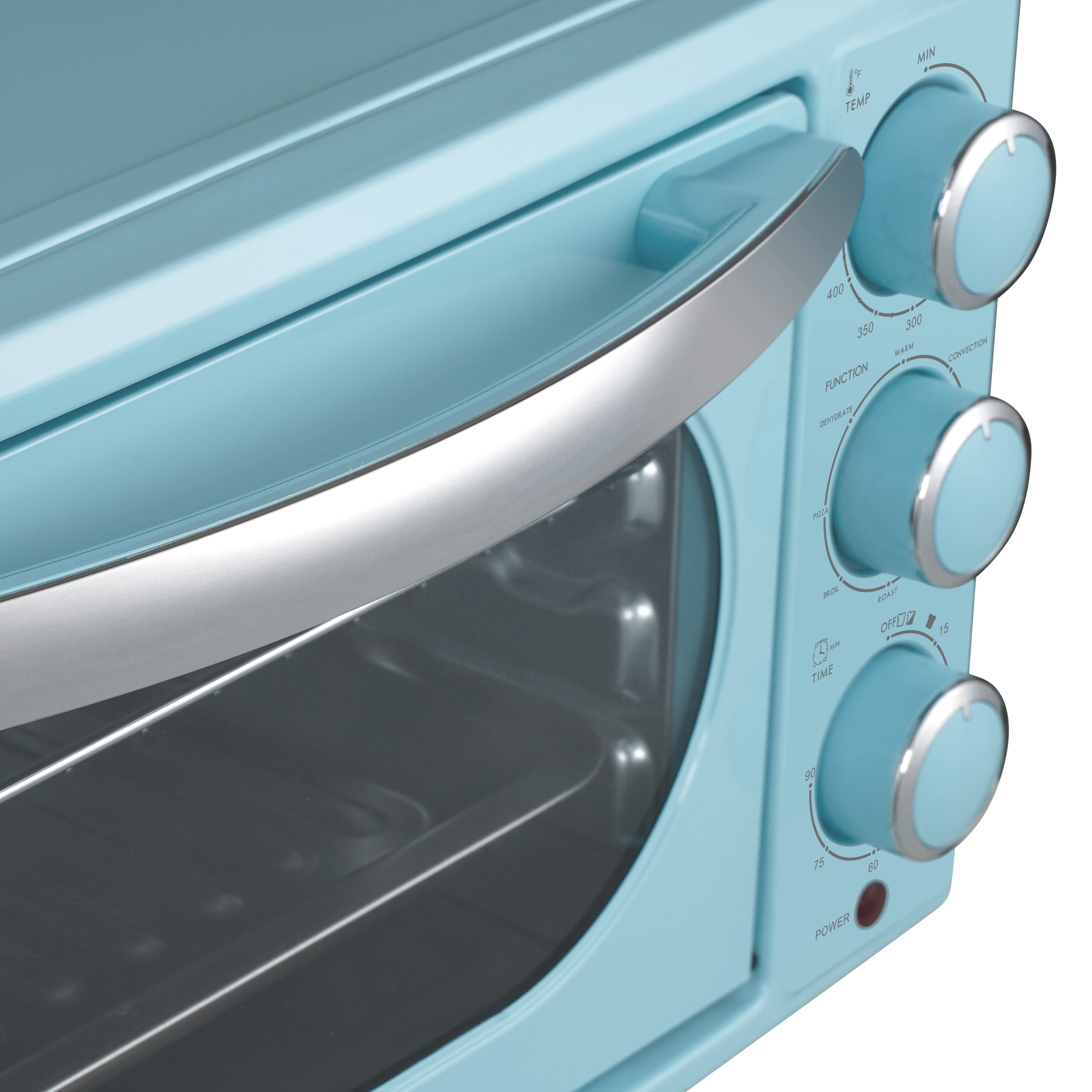 Galanz Retro French door 7-Slice Blue Convection Toaster Oven with  Rotisserie (1800-Watt)