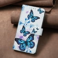 thumbnail image 2 of ELEHOLD Flip Wallet Phone Case For iPhone 11, Cute Butterfly Floral PU Leather Elegant Folio Design Card Slots, Kickstand  Magnetic ClosureShockproof Case Cover ,H, 2 of 6