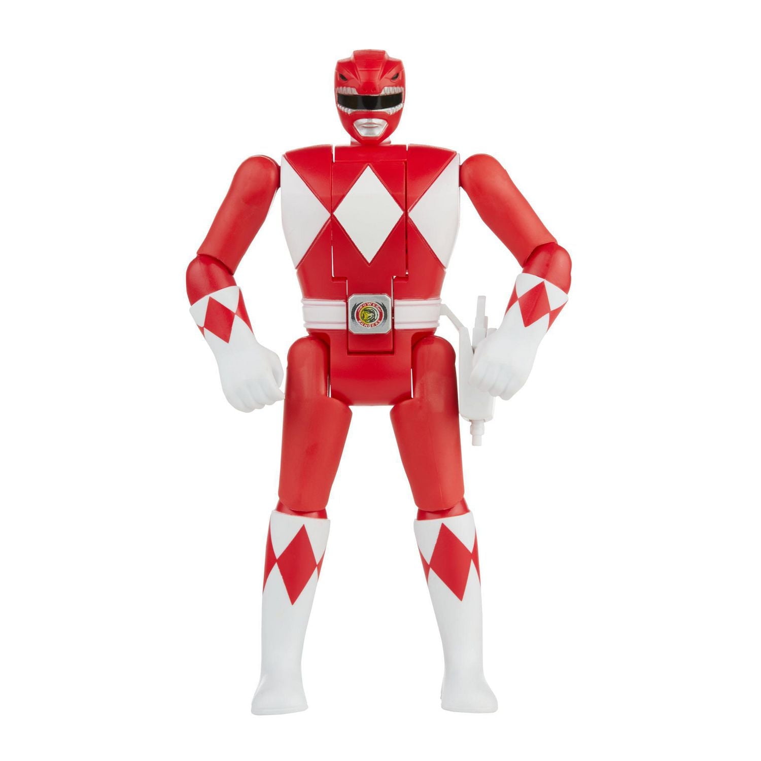 Power Rangers Retro-Morphin Red Ranger Jason Fliphead Action Figure Inspired by Classic Mighty Morphin Toy for Kids Ages 4 and Up