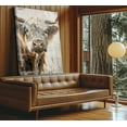 thumbnail image 5 of WFSposter Vintage Highland Cattle Canvas Wall Art Countryside Scottish Cow Painting Picture Wall Decor Farmhouse Poster Print Artwork for Living Room Bedroom Bathroom Home Decoration, 5 of 6