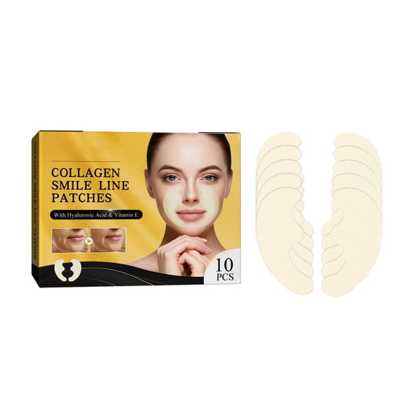 Alvantor Collagen Smile Line Patches, Firming Patches for Women, 10 Pieces