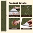 thumbnail image 5 of Peel and Stick Wallpaper 17.7in x 9.8ft Vintage Dark Green Floral Botanical Olive Contact Paper Vinyl Waterproof Self Adhesive Wall Paper for Bedroom Shelf Cabinet Renter Friendly, 5 of 8