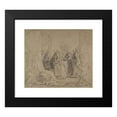 thumbnail image 2 of Jean II Restout 14x12 Black Modern Framed Museum Art Print Titled - Funeral of Francois Duplessis De Mornay, 2 of 5