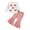 Pink, variant on Leey-World Toddler Baby Girl Clothes 2Pcs Fall Winter Warm Outfit Long Sleeve Sweatshirt Bell Bottom Pants Set for Little Girls(Pink,12-18 Months)