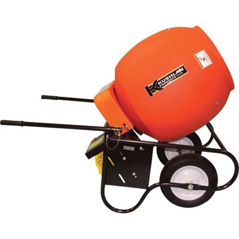 Kushlan 6 Cubic Ft. Drum Portable GasPowered Concrete Mixer, Model