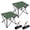 Green, variant on Moclever Upgraded 1Pc Lightweight Folding Camping Table, Portable Outdoor Picnic Table with Cup Holder and Carry Bag, Black