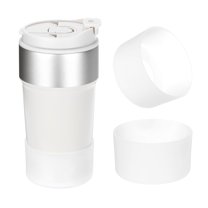 Uxcell Silicone Boot for Water Bottle 24 oz, 2 Pcs Anti-Slip Water Bottle Protective Sleeves Bottom Cover Clear