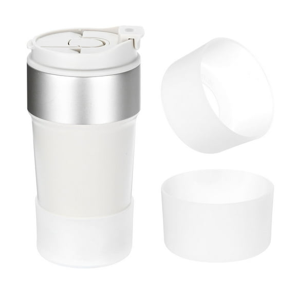 Uxcell Silicone Boot for Water Bottle 24 oz, 2 Pcs Anti-Slip Water Bottle Protective Sleeves Bottom Cover Clear