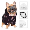 thumbnail image 3 of Fotbe Poodle Dog Print Small Dog Sweater Hoodies Pet Grey Hooded Soft Fleece Sweatshirts with Pocket Fall Winter Puppy Cat Sweaters Warm Clothes-XX-Large, 3 of 7