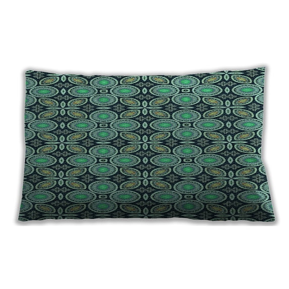 Ahgly Company Outdoor Rectangular Contemporary Lumbar Throw Pillow, 13 inch by 19 inch